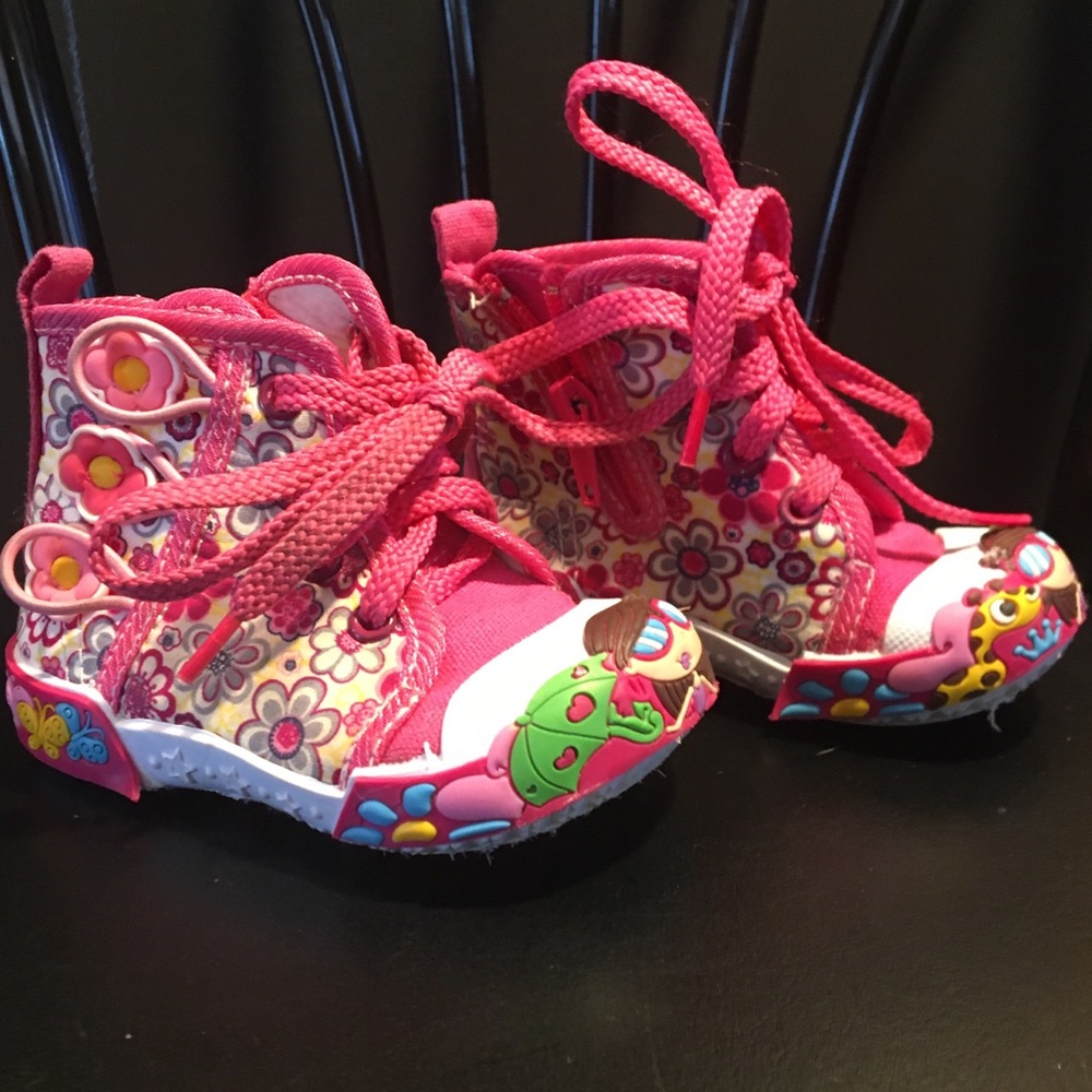 Toddler Girls High Top Sneakers